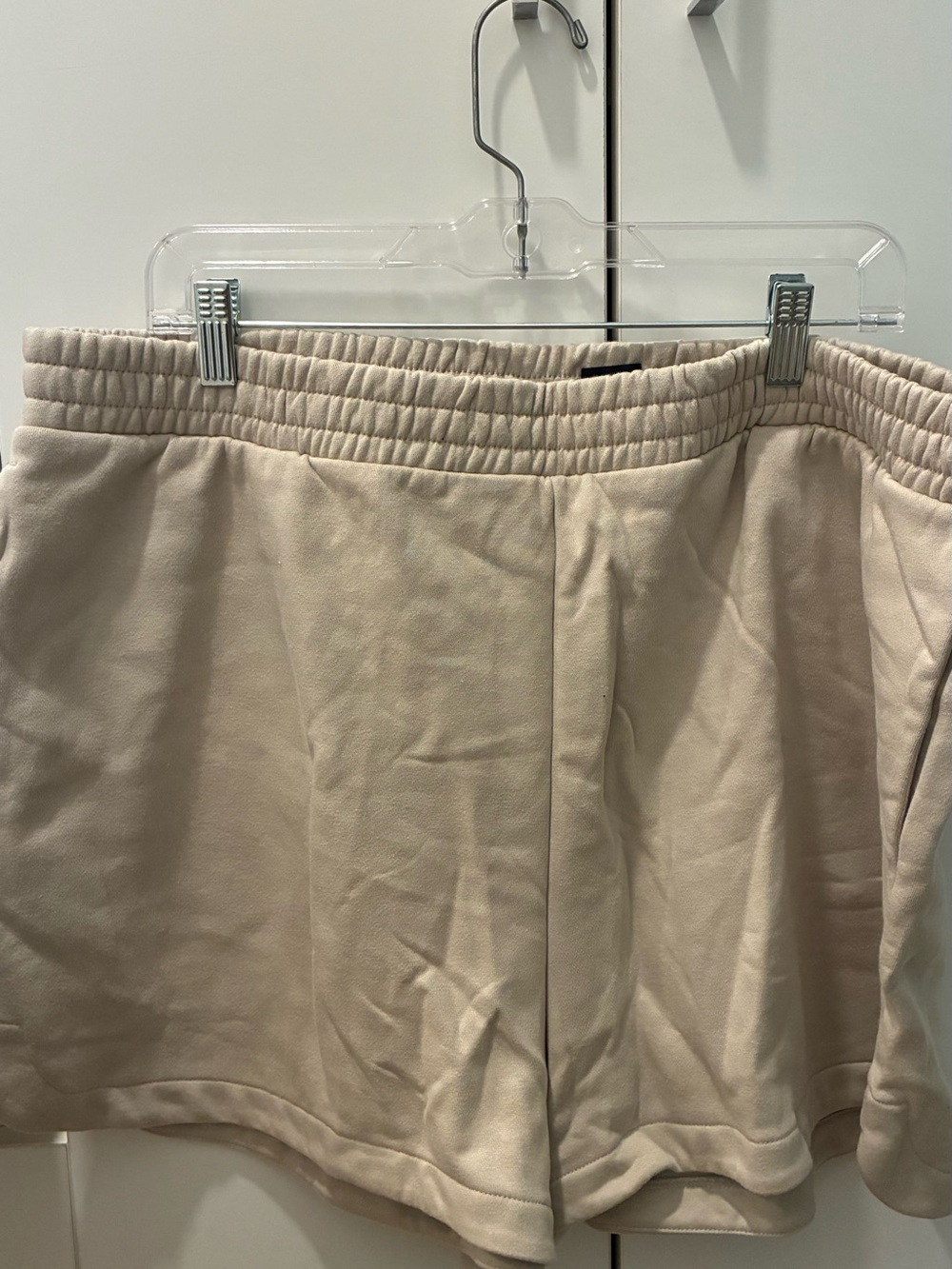 GAP Women's Beige Elastic-Waist Shorts